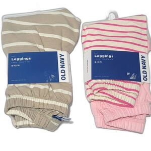 Lot of 2 Old Navy Baby Girl 2 pack leggings